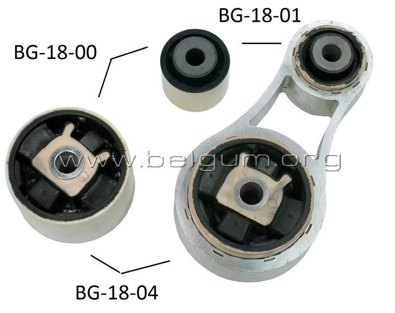 BG1800 Belgum soporte, motor, inferior, silentblock