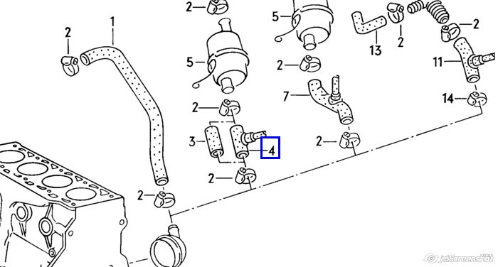 Comprar 030103493N VAG Sistema de ventilación del cárter