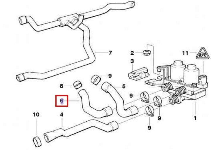 1387425 BMW manguera (conducto del sistema de refrigeración)