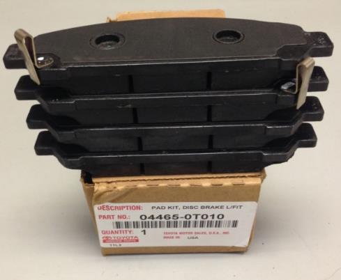 Pastillas freno delanteras Toyota 044650T010 precio, desde 41,58 EUR