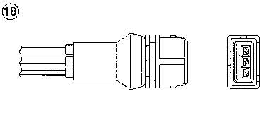 Sonda Lambda Sensor De Oxigeno Para Catalizador 1848 NGK