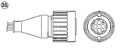 1888 NGK sonda lambda sensor de oxigeno para catalizador