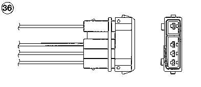 0183 NGK sonda lambda sensor de oxigeno para catalizador