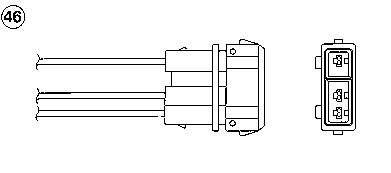 Sonda Lambda Sensor De Oxigeno Para Catalizador 0215 NGK