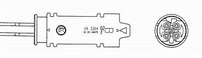 Sonda lambda de oxígeno posterior al catalizador 0438 NGK