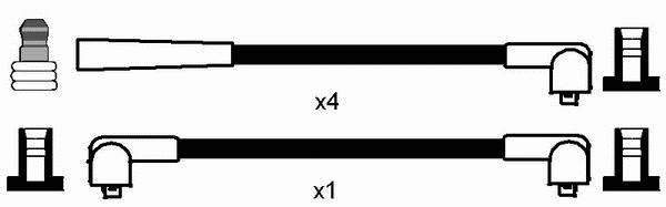 Juego de cables de encendido 7068 NGK