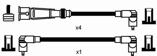 Juego de cables de encendido 0941 NGK