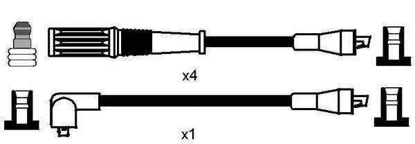 Juego de cables de bujias NGK 0904 precio, desde 40,43 EUR