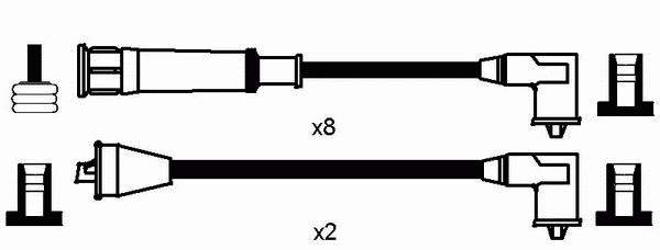 Comprar 8630 NGK Cable de bujía