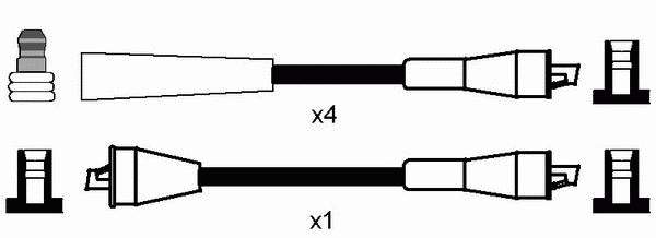 Juego de cables de bujias FAE 85700 precio, desde 15,45 EUR
