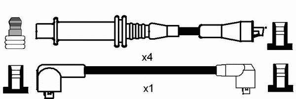 Comprar 7294 NGK Cable de bujía