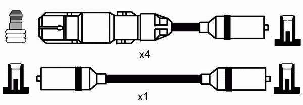 Cables de encendido NGK 0961