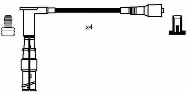 Cables de encendido NGK 0738