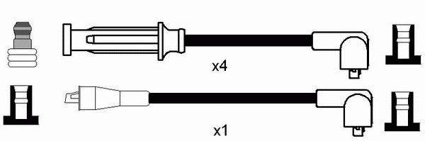 Juego de cables de encendido 224401S710 Nissan