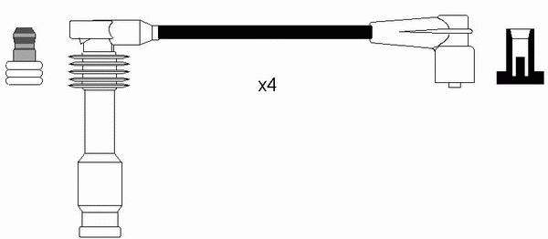 Cables de encendido NGK 0810