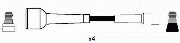 Juego de cables de encendido 8183 NGK