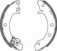 410000 Remsa zapatas de frenos de tambor traseras