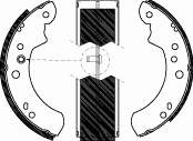 Zapatas de freno de tambor traseras Ford 1013625 precio, desde 53,27 EUR