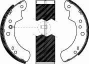 4112.01 Remsa zapatas de frenos de tambor traseras
