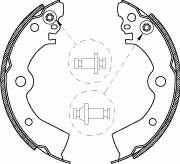 439300 Remsa zapatas de frenos de tambor traseras