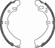 Zapatas de freno GF810AF Japan Parts