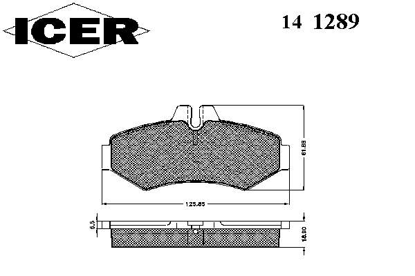 Pastillas traseras de freno Icer 141289 precio, desde 24,52 EUR