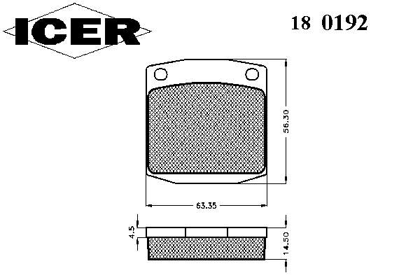 41060U6727 Nissan pastillas de freno delanteras