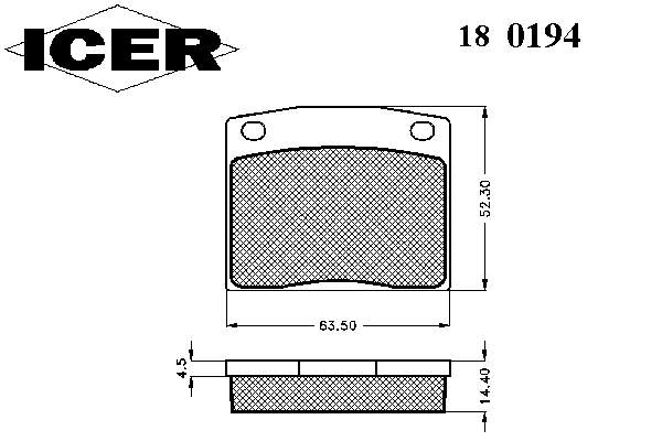 41060U9525 Nissan pastillas de freno delanteras