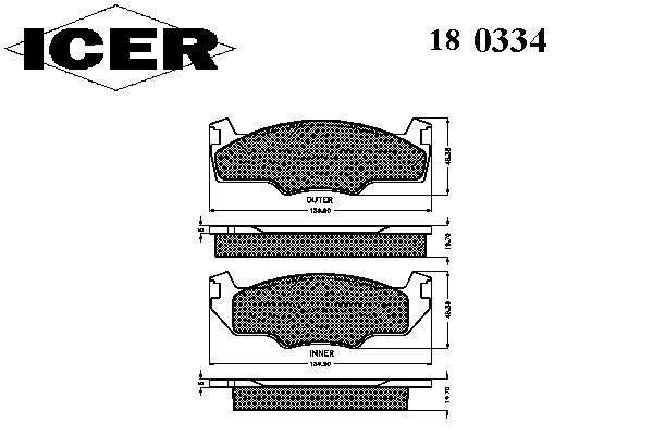 Comprar Pastillas delanteras de freno Caddy I 14