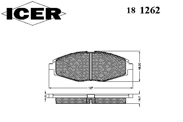 Pastillas freno delanteras Icer 181262 precio, desde 13,46 EUR