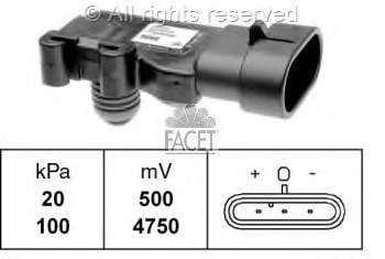 Comprar 103011 Facet Sensor de presión del colector de admisión