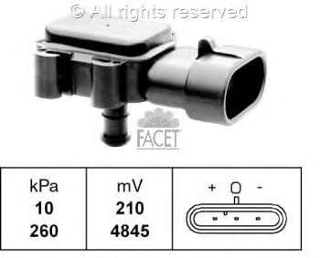 Sensor de presión del aire de admisión Facet 103064