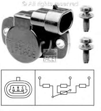 Sensor, posición mariposa Renault LOGAN KS