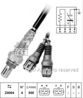 107036 Facet sonda lambda