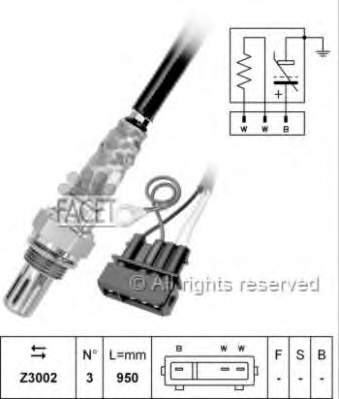 107044 Facet sonda lambda