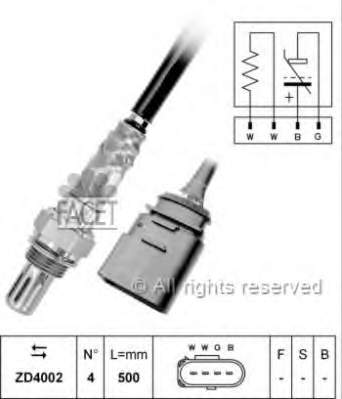 Sonda Lambda 107098 Facet