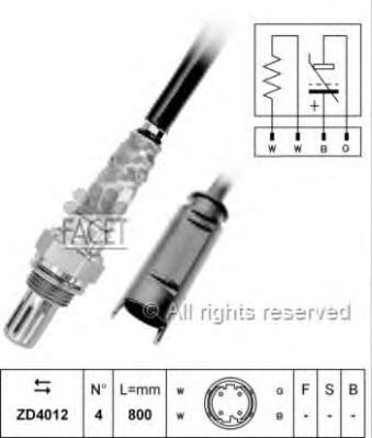 107120 Facet sonda lambda