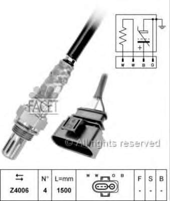 Sonda Lambda 107145 Facet