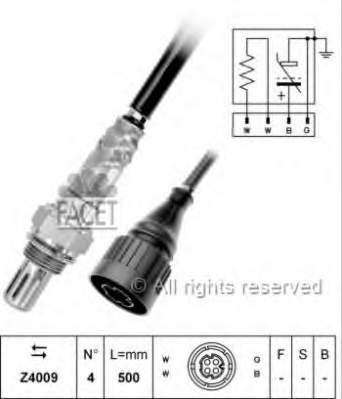 Sonda Lambda 107188 Facet