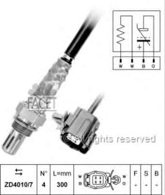 Sonda Lambda 107228 Facet