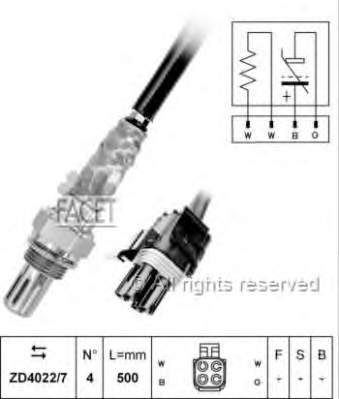 Sonda Lambda 107268 Facet