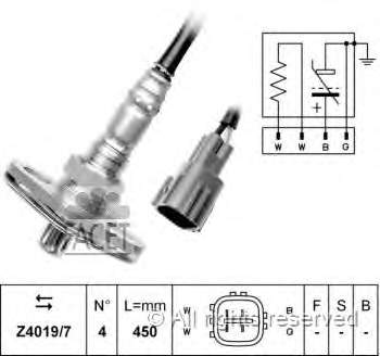 107372 Facet sonda lambda sensor de oxigeno para catalizador