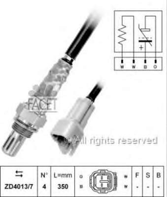 Sonda Lambda 107488 Facet