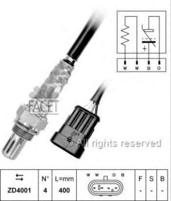 Sonda Lambda 107670 Facet