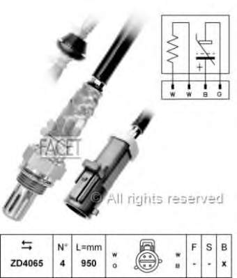 107680 Facet sonda lambda