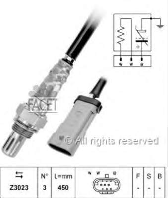 107710 Facet sonda lambda