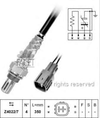 Sonda Lambda 107898 Facet