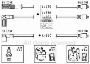 Juego de cables de encendido 48354 Facet