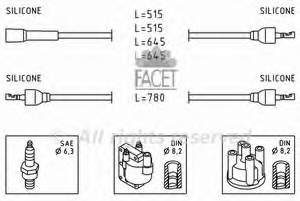 48509 Facet juego de cables de encendido