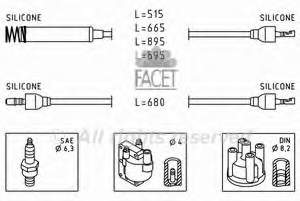 48554 Facet juego de cables de encendido